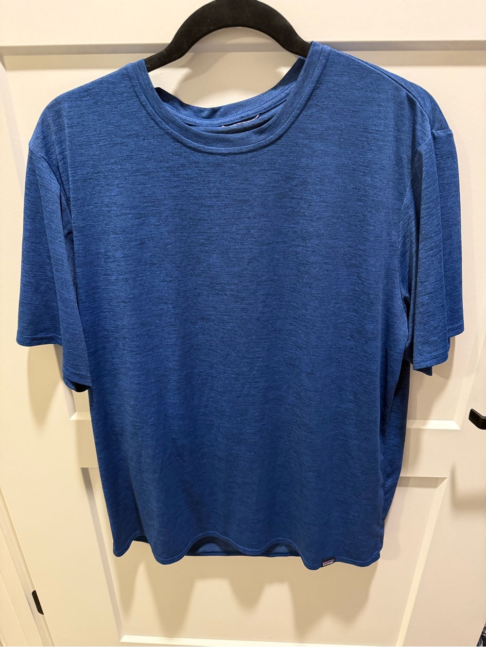 Patagonia Capilene Cool Daily Shirt Men L Blue Heather Performance Hiking Tee